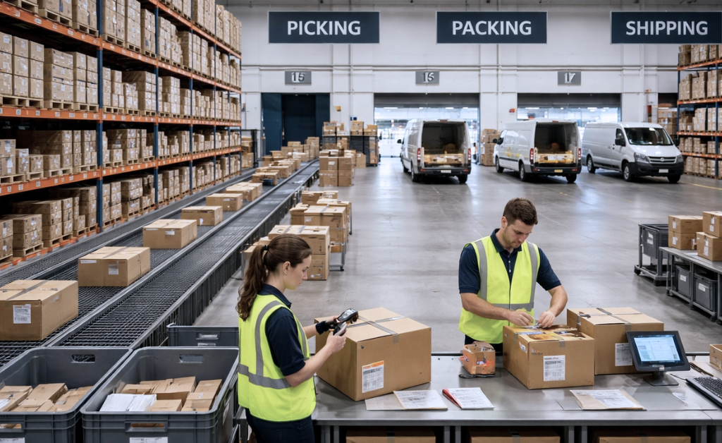 A calm, organised fulfilment environment