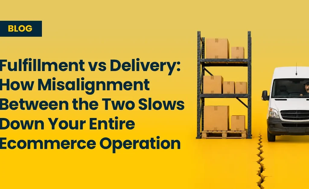 fulfillment vs delivery gap ecommerce operations