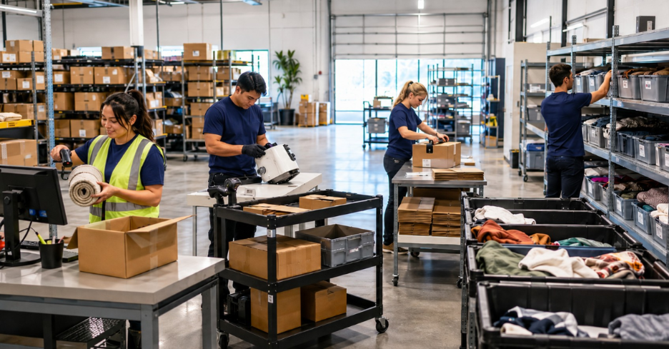 3PL provider managing ecommerce fulfillment returns for online brands in Canada