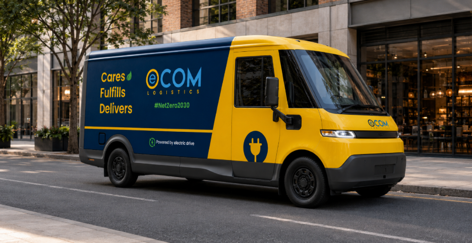 Ecom Logistics EV delivery van